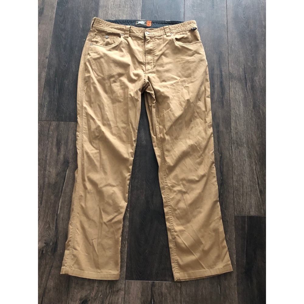 Howler Bros Cordura Pants Mens 38x32 Khaki Tan Straight Outdoor Hiking Casual